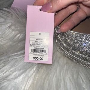 NWT Rhinestone sparkle heels Size 9